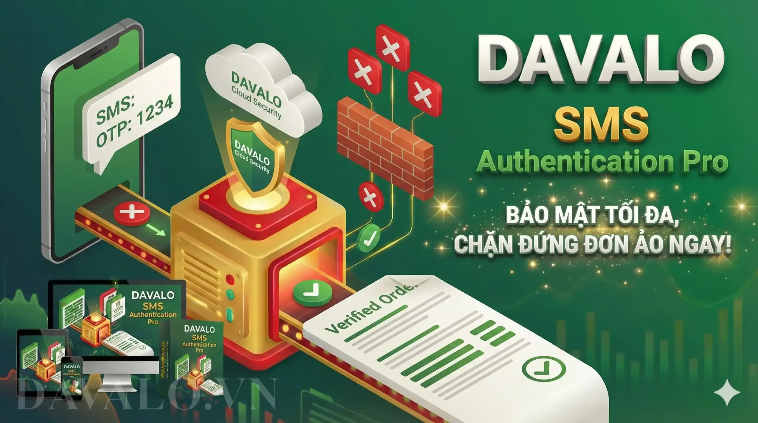 DAVALO SMS Authentication Pro-banner